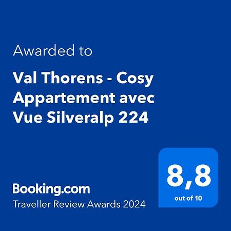 Val Thorens - Cosy Appartement Avec Vue Silveralp 224 Ngoại thất bức ảnh