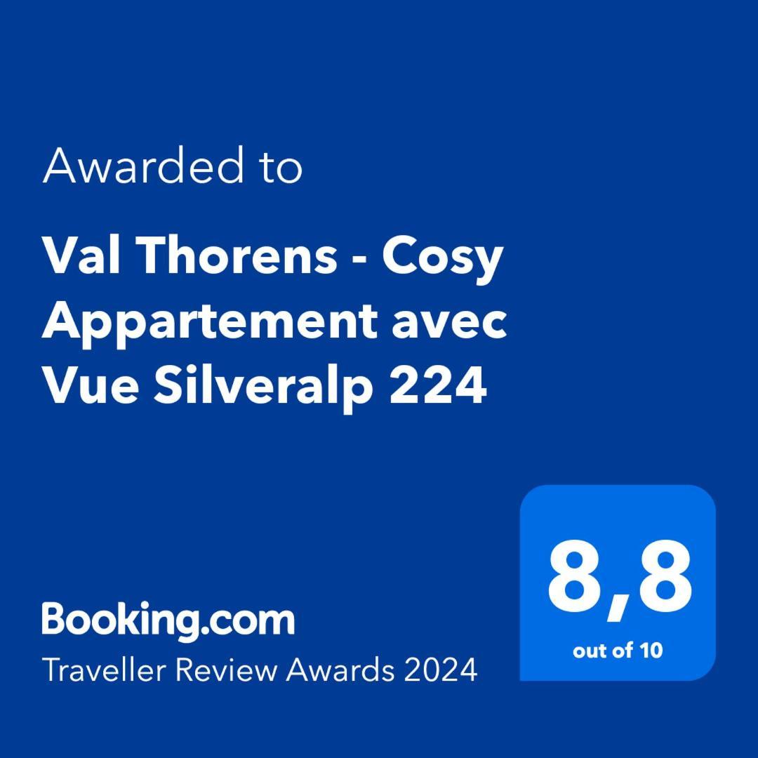 Val Thorens - Cosy Appartement Avec Vue Silveralp 224 Ngoại thất bức ảnh